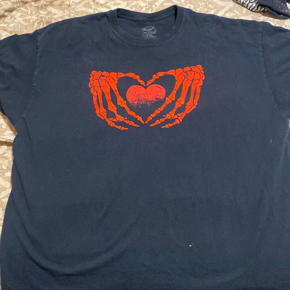 NEON RIOT double heart XXL T-shirt
